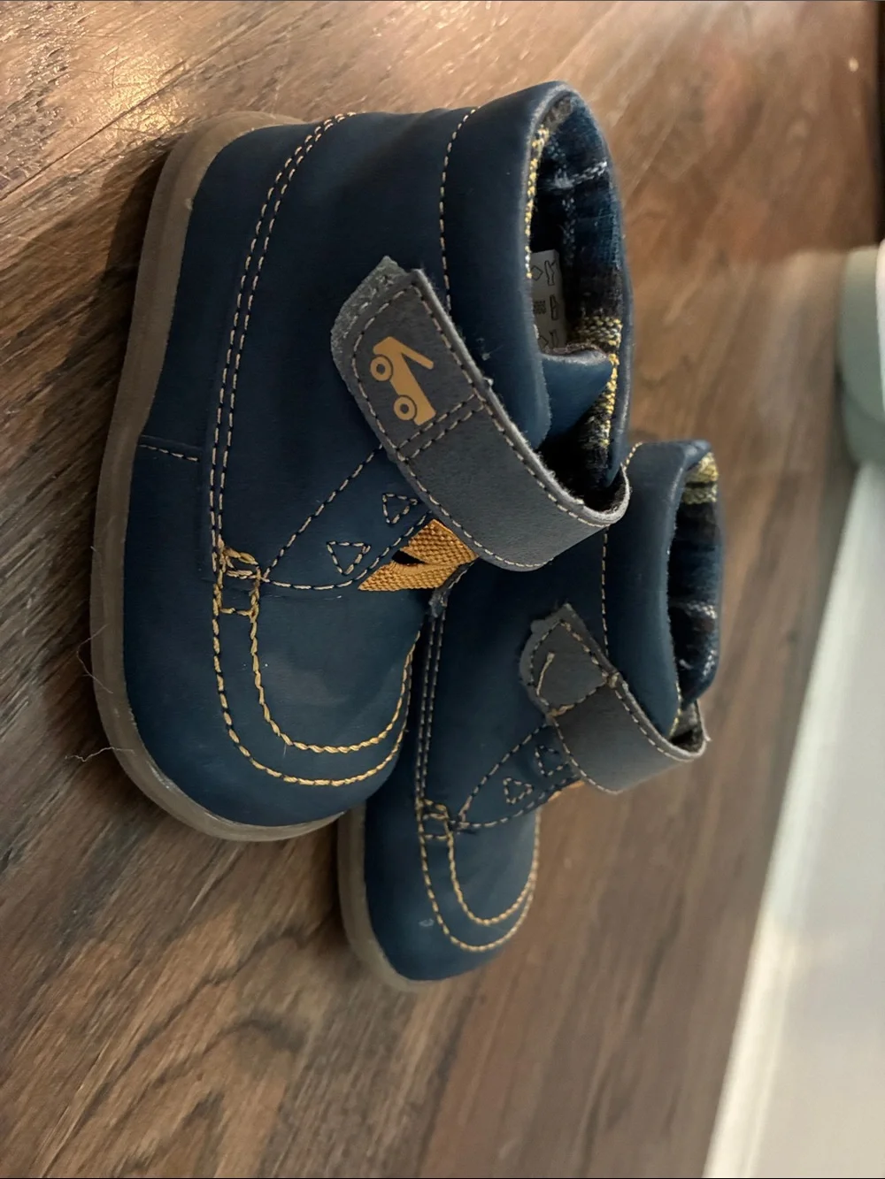 See Kai Run Basics Gibson Fashion Chukka Boots Navy Blue Toddler Shoes